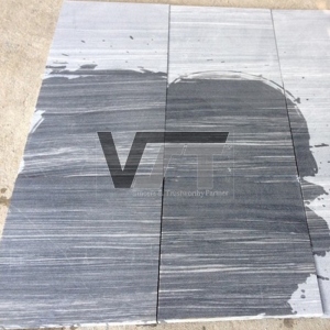 Linear sandblasted bluestone