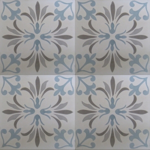 Cement tile matt finish