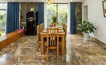 Golden vein marble